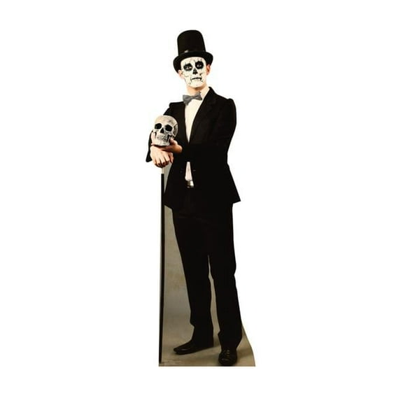 Day of The Dead Man Cardboard Standup 76 x 25 in.