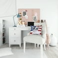 thumbnail image 4 of Carolines Treasures BB9710PW1414 French Bulldog Black & White Patriotic Fabric Decorative Pillow, 4 of 4