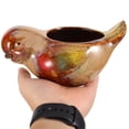 thumbnail image 3 of Raindrops Ceramic Bonsai Planter Bird Modeling Planter Pot Assorted Color 1Pcs, 3 of 6
