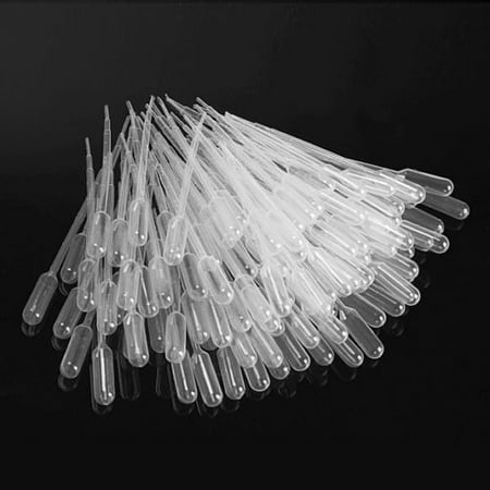 Transfer Pipets - 1ml Disposable Polyethylene Eye Dropper Set Transfer Graduated Pipettes 25 Pack
