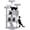 Grey, variant on Made4Pets Cat Tree Tower 56in Cat Tower for Indoor Cats Kitten Tree Multi-Level Cat Tree with 2 Condo Furniture Activity Center with Scratching Posts Funny Toys Kittens Pet Play House, Grey