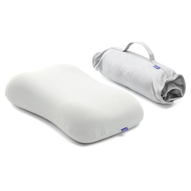 Almohada cervical compacta de espuma viscoelástica para viaje C Cushion Lab