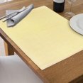thumbnail image 3 of Chambray Ribbed Placemat Butter 13 X 19 - Set of 12, 3 of 3