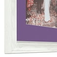 thumbnail image 5 of ArtToFrames 14x17" Matted Picture Frame with 10x13" Single Mat Photo Opening Framed in 1.25" Off White Wash on Ash and 2" Grape Mat (FWM-4098-14x17), 5 of 8