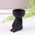 thumbnail image 5 of Ceramic Flower Pot Human Shaped Planter Pot Ceramic Succulent Planter Vase Planter Container For Home Garden Office Desktop Decoration, 5 of 5