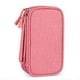 thumbnail image 1 of Bolsa de Almacenamiento PortáTil de Dos Niveles para Productos Digitales: Organizador de Viaje para Cables USB, Auriculares y Accesorios, Color Rosa, 1 of 5