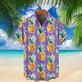 thumbnail image 2 of GERsome Hawaiian Shirts for Men Summer Beach Casual Short Sleeve Button Down Shirts Printed Tropical Vacation Shirts S-3XL, 2 of 5
