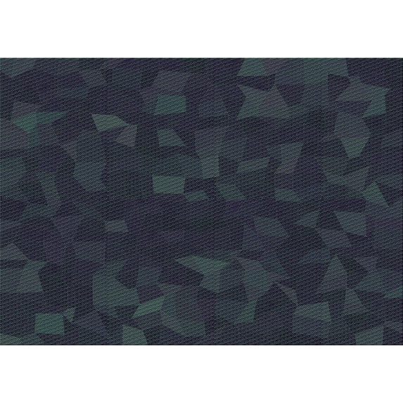 Ahgly Company Indoor Rectangle Patterned Night Blue Area Rugs, 2' x 3'