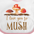 thumbnail image 4 of Inktastic I Love You So Mush Boys or Girls Baby Bib, 4 of 4
