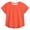 Orange, variant on Gyujnb Solid Crew Neck Short Sleeves Cropped Casual T Shirt (Little Girls, Big Girls),4-5 Years