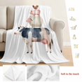 thumbnail image 5 of Farmhouse Animals Blanket Soft Cozy Warm Throw Blanket for Couch, Plush Fuzzy Flannel Fleece Blankets for Sofa, Country Cow Pig Rustic Bed Blankets Lightweight Gifts for Women, 50"x60", 5 of 9