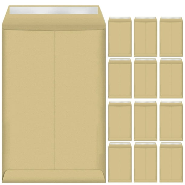 Bolsas de archivos convenientes de 25 piezas de 25 piezas Bolsas de almacenamiento de postales creativos Bolsas de papel C4