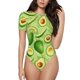 thumbnail image 1 of Fotbe Green Avocado Body de Mujer con Cuello Redondo y Mangas Cortas, Sin Mangas Ajustado, Suave, Cómodo y Básico-X-Large, 1 of 7