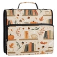 thumbnail image 5 of FORMRS Zipper Binder with Shoulder Strap 2-inch Ring 500 Sheet Capacity File Bag, Fall Book Shelf, 5 of 5