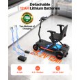 thumbnail image 4 of VEVOR Trottinette Électrique de Mobilité à 4 Roues, Trottinette à Pliage Automatique avec Télécommande, 4 of 9