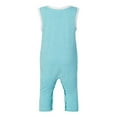 thumbnail image 2 of Rabbit Skins B05238251 Infant Harborside Melange Tank Top Romper, Caribbean Melange -   Born, 2 of 2