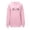 Pink, variant on Busydd Womens Hoodies Pullover Fashion Love Heart Graphic Hoodie Casual Drawstring Hooded Sweatshirts Comfy Versatile Womens Long Sleeve Tops with Pocket 2XL