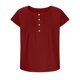 thumbnail image 5 of Camisas de Cuello de la Tripulación de Manga Corta para las Mujeres Top Botón de Color Sólido, Camisas de Manga Corta de Verano para las Mujeres Casual Spring Transpirable, 5 of 7