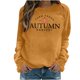 thumbnail image 1 of Sudadera Para Mujer, Tops de Otoño de Acción de Gracias, Camiseta Holgada Estampada A La Moda, Blusa de Manga Larga, Tops Casuales de Cuello Redondo Odeerbi  ODB183343, 1 of 5