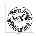 thumbnail image 2 of Mountain Decal, Car Vinyl Sticker Reflective Mountain Stickers Door Window Trunk Decor, 2 of 7