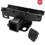 MaxMate HC2J003BMX 2-inch Hitch Receiver Compatible with 2018-2024 Jeep Wrangler JL/JLU Include 20-24 diesel engine; 21-24 4xe | Not for JK Models | Protective Cover Included |Rear Tow Towing Trailer