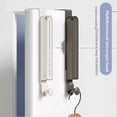 thumbnail image 4 of No Drilling Folding Clothes Drying Rack Towel Hooks Coat Rack Hat Wall Hanger Adhesive Wall Hooks Storage Hanging White, 4 of 5