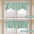 thumbnail image 5 of Tie Up Valance Curtain for Kitchen,Watercolor Dandelion Botantical on Green Rod Pocket Short Curtains Adjustable Tie-Up Shade Valances,Country Plants Window Treatment for Bathroom Living Room Bedroom, 5 of 9