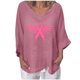 thumbnail image 2 of Ichuanyi liquidación de moda femenina de verano en v-neck 3/4 manga estampada de camiseta casual de camiseta ICHUANYI WER202308241775, 2 of 5