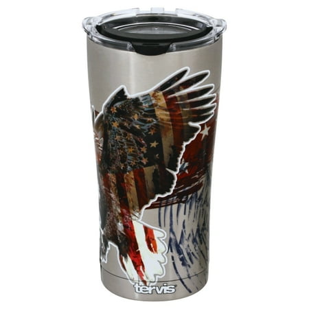 Tervis 20 oz. Stainless Steel Americana Tumbler One Size Blue/white/red/brown