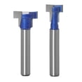 thumbnail image 3 of 1/4 inch Shank T-Slot Router Bit Key Hole Bit Hex Bolt T Slotting Milling Cutter, 3 of 7