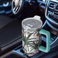 thumbnail image 4 of 40oz Tropical Design Tumbler with Handle, Lid Gift Cup for Coffee Fans, 4 of 5