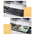 thumbnail image 3 of nqOlkjepod Large Induction Cooktop Protector Mat 36"x21", Yellow Bird Stove Top Covers for Electric Stove, Music Farmhouse Animals Country Teal Stove Burner Cover Mats, Glass Top Stove Cover, 3 of 8
