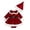 Red, variant on mgoYE Infant Baby Girl Christmas Outfit Santaromper Dress Long Sleeve Trim Velvet Xmas Princess Dresses(Red,18-24 Months)