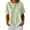 Light Green, variant on Women's Casual Solid Color Button Front Short Sleeve Top with Striped Detail for Everyday Wear for Summer and Office Blue XXXL