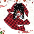 thumbnail image 2 of ASFGIMUJ Toddler Boys And Girls Christmas Pajamas Kid Long Sleeve Sleepwear Set Girls Casual Xmas Pjs Set,Size 2-3Years, 2 of 3