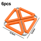 thumbnail image 2 of 6 posavasos plegables de silicona anti-escaldado - Sección delgada - Cuadrado (naranja) MFZFUKR CPB-DE-LYY1773-3, 2 of 5