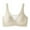 Beige, variant on Womens Plus Size Bras Mesh Patchwork Fixed Cup Supportive Lightweight Soft Daily Bralettes with Padded