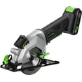thumbnail image 1 of Restored GALAX PRO 20V 4-1/2" Cordless Circular Saw with Laser Guide, Rip Guide, 2 PCS Blades, 3400RPM, Max Cutting Depth 1-11/16"(90°), 1-1/8"(45°) (Refurbished), 1 of 7