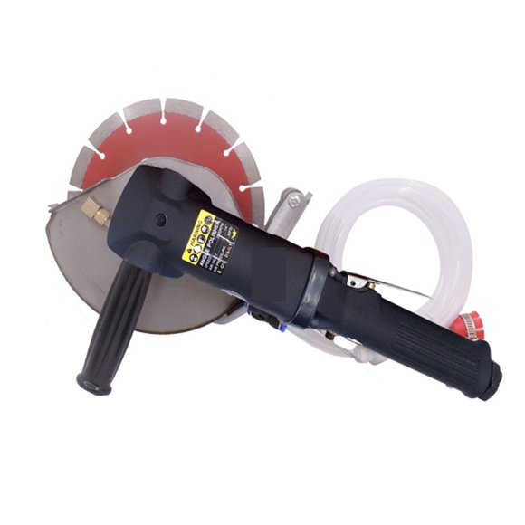7" Hand-Held Pneumatic Water Feed Cutting Tool For Stone Metal Tile Air Cutter Wet Stone Marble Granite Saw