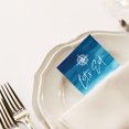 thumbnail image 4 of Koyal Wholesale Navy Blue Watercolor Nautical Printable Wedding Paper Menu Cards for DIY Printer, Pack of 52, 4 of 5