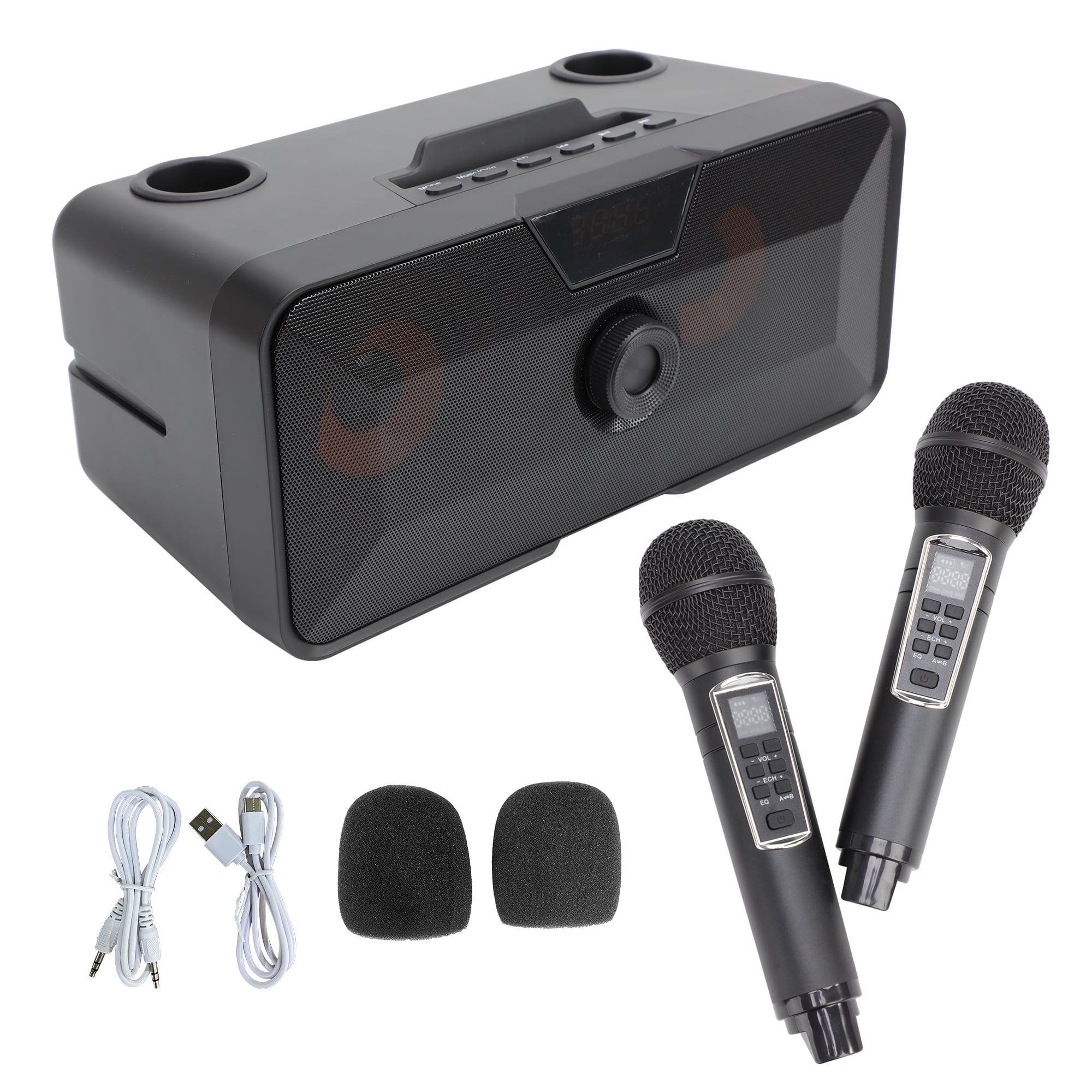 Portable Karaoke Machine With Wireless Microphones Karaoke Machine With ...