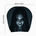 thumbnail image 3 of 2 Pack Halloween Creepy Ghost Woman Face Car Headrest Covers Horror Scary Spirit Head Rest Protector Covers Auto Interior Prank Decor For Car SUV Truck, 3 of 7