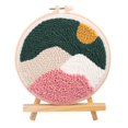 thumbnail image 1 of Coofit Punch Needle Kit Creative Fashion Scenery DIY Embroidery Kit Rug Hooking Kit, 1 of 7