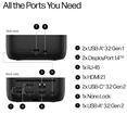 thumbnail image 2 of HP USB-C 100W G6 Docking Station 9X3V1UT - 9-Port Hub, Triple 4K Support, DisplayPort, HDMI, RJ-45, 2 of 11