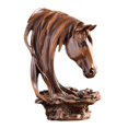 thumbnail image 3 of LOVIVER Horse Head Statue Desktop Animal Bust Sculpture for Office Bookshelf Centerpiece Decoration Birthday Gift Wood, 3 of 8