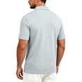 thumbnail image 5 of Fabrcox Short Sleeve Polo Shirts for Men Button Collared Golf Shirt Men Lightweight Regular Fit Outdoor Gym Athletic Shirts Men Gray M, 5 of 10