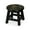 Espresso, variant on Stylish and Whimsical Design - Add Fun and Decor to Any Room with a Carved Wooden Stool