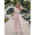 thumbnail image 2 of Jumpsuit Largo Fluido, Tela Ligera y Ajuste en Cintura, Estilo Casual Elegante para Mujer, 2 of 5