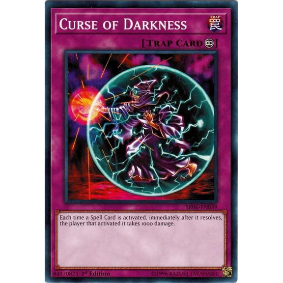 YuGiOh Invasion of Chaos 25th Anniversary Rare Curse of Darkness IOC-EN106