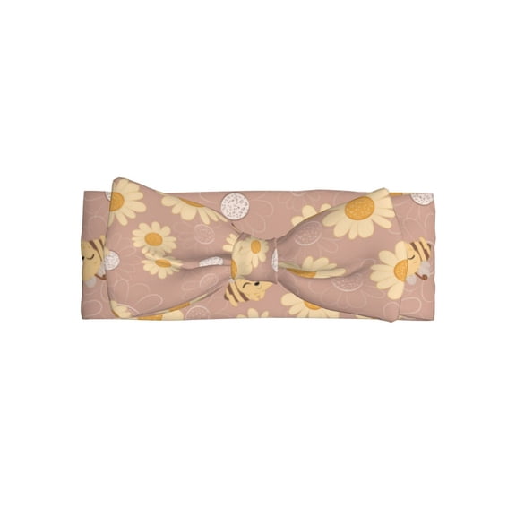 Balery Cute Bee Pattern Baby Headbands Hairbands Hair Bow Elastics for Baby Girls Newborn Infant Toddlers Kids